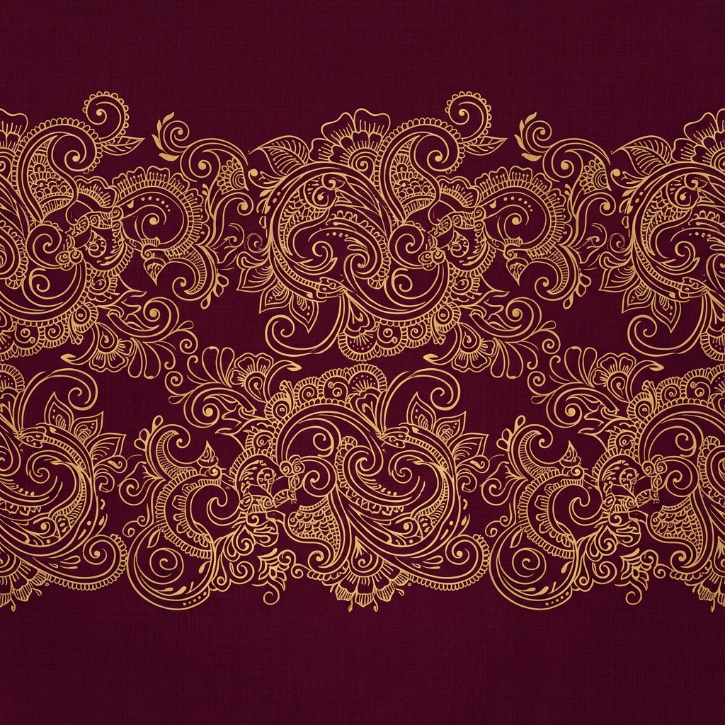 Pakistani Wedding Art Pattern